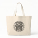 Diabetes Butterfly Circle of Ribbons Tote Bags
