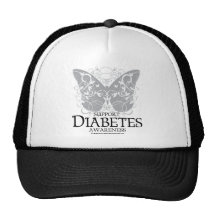 Diabetes Butterfly Mesh Hat