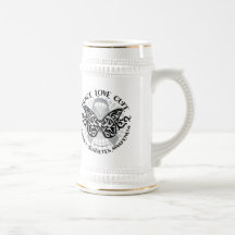 Diabetes Butterfly Tribal Mug