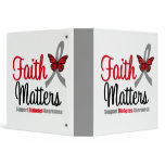 Diabetes Faith Matters Butterfly Ribbon Binder