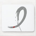 Diabetes Grey Ribbon A4 Mouse Pad
