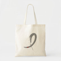 Diabetes Grey Ribbon A4 Tote Bag