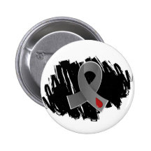 Diabetes Grey Ribbon With Scribble Buttons