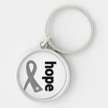 Diabetes Hope Ribbon Key Chain
