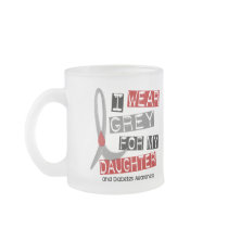Diabetes I Wear Grey For My Daughter 37 Mug