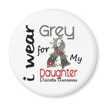 Diabetes I Wear Grey For My Daughter 43