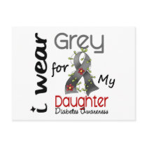 Diabetes I Wear Grey For My Daughter 43