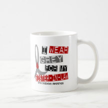 Diabetes I Wear Grey For My Sister-In-Law 43 Coffee Mugs