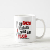 Diabetes I Wear Grey For My Son 37 Coffee Mug