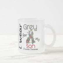 Diabetes I Wear Grey For My Son 43 Coffee Mugs