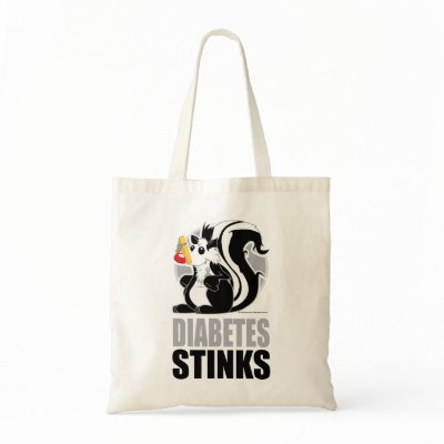 Diabetes Stinks Bags by fightcancertees