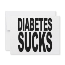 Diabetes Sucks Personalized Invite