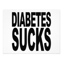 Diabetes Sucks Personalized Invite
