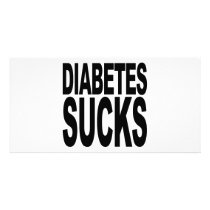 Diabetes Sucks Photo Card Template