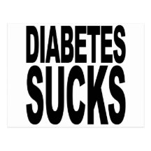 Diabetes Sucks Post Cards