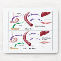 Diabetes type 1 mousepad