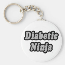 Diabetic Ninja Keychain