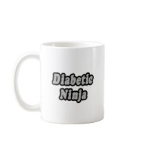 Diabetic Ninja Coffee Mugs