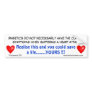 Diabetics do not necessarily have bumper stickers