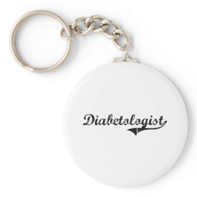 Diabetologist Professional Job Key Chain by jobshirt