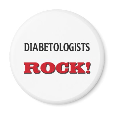 Diabetologists Rock Fridge Magnets by jobshirt