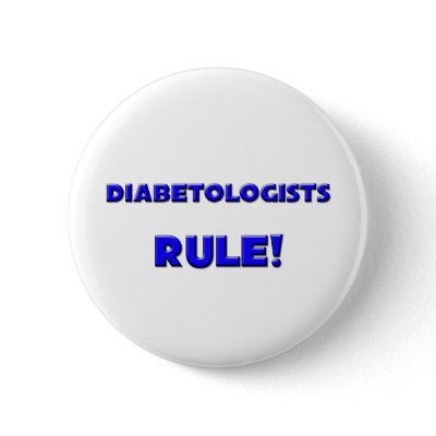 Diabetologists Rule! Button by professions