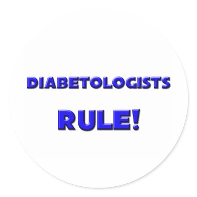 Diabetologists Rule! Sticker by professions