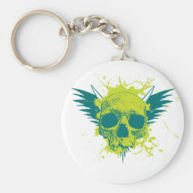 Diable Keychain de crâne Porte-clefs