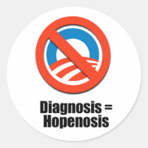 Diagnosis - Hopenosis Round Sticker