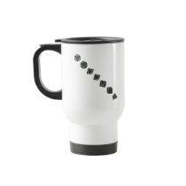 Diagonal Dice (Dark) Coffee Mug