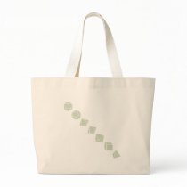 Diagonal Dice (Light) Tote Bag