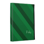 Diagonal Green on Green iPad Case Template