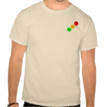 Diagonal Moody Stoplight Sans Stripe T-shirts