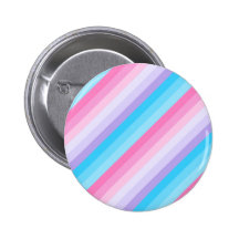 Diagonal Pastel Ombre Stripes Buttons