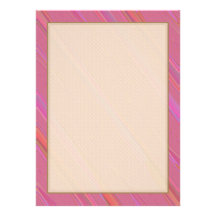 Diagonal Pink Abstract Pattern Personalized Invitation