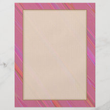 Diagonal Pink Abstract Pattern Personalized Flyer