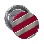 Diagonal red and silver bars pins