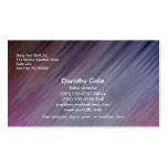 Diagonal Silvery Purple Abstract Business Card