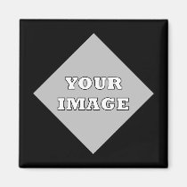 Diagonal Square Photo Frame Magnet magnets