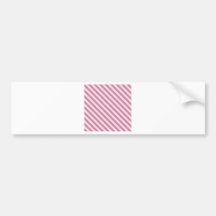 Diagonal Stripes 2 - Pink Lace and Puce Bumper Sticker