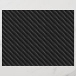 Diagonal Tightly Woven Carbon Fibre Texture Full Color Flyer