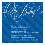 Diagonales de manuscrit dans l'invitation de baby 