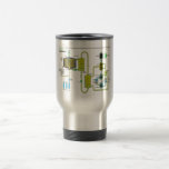 Diagram of a Molten Salt Nuclear Fission Reactor Coffee Mugs