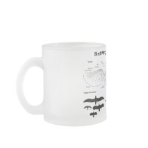 Diagram of the Anatomy of Bird Wings Coffee Mugs
