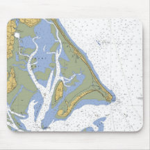Diagramme nautique Mousepad de port de Duxbury mA Tapis De Souris