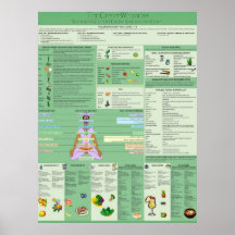 Diagramme spirituel naturel de remèdes posters