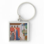 Dialogue between Boethius and Philosophy Keychain