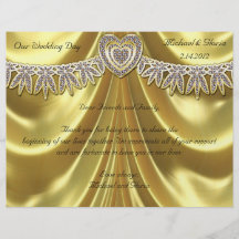 Diamant Fleurette et or de satin Tract