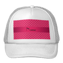 Diamants roses nommés personnalisés casquette
