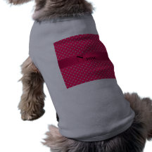 Diamants roses nommés personnalisés vêtements pour animaux domestiques